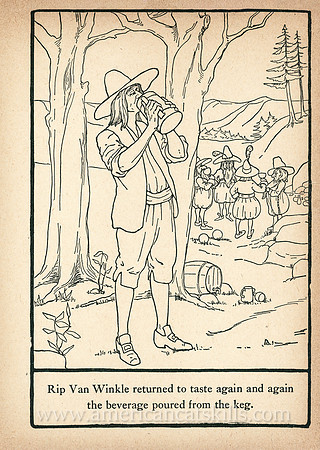 The Rip Van Winkle Painting Book published in 1918 by the Platt and Nourse Company of New York.