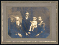 Family portrait taken by the Pennington Studio of New York.