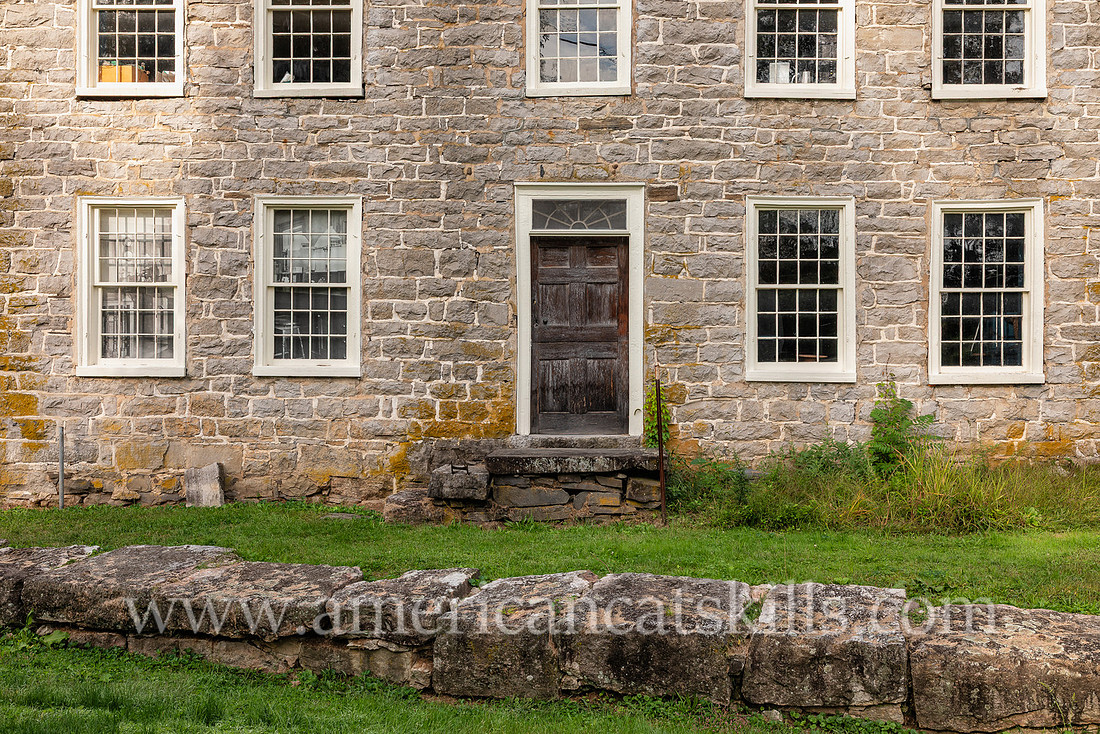 Photograph of the old Depuy Canal House in the hamlet of High Falls, New York.