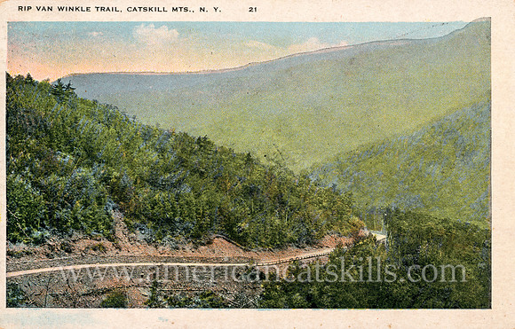 Rip Van Winkle Trail, Catskill Mts., N. Y.