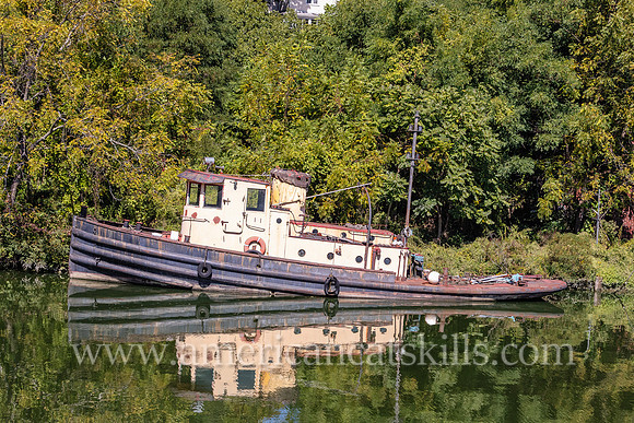 Vintage Boat on the Rondout Creek
