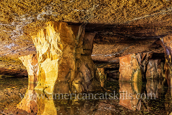 Photograph of the Widow Jane Mine in Rosendale, New York.