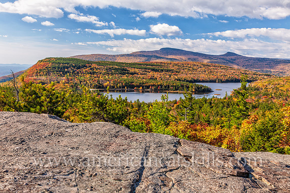 Sunset Rock along the Escarpment Trail is one of the finest views in the Catskills.