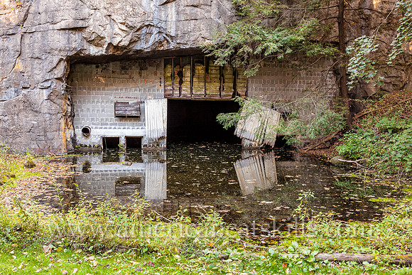 Photograph of the Widow Jane Mine in Rosendale, New York.