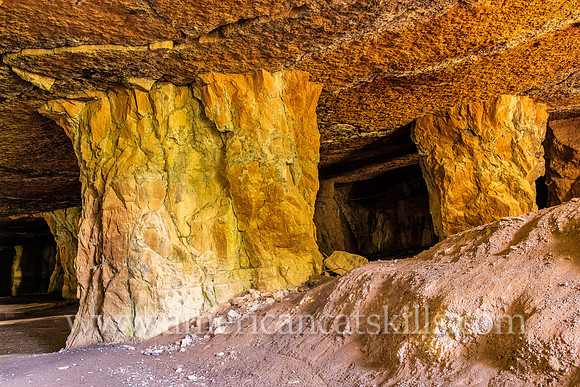 Photograph of the Widow Jane Mine in Rosendale, New York.