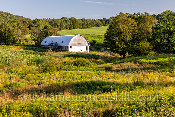 Photograph of the Maynard Farm near Bovina in Delaware County, New York.