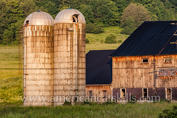 Photograph of an old barn located near Margaretville in Delaware County, New York.