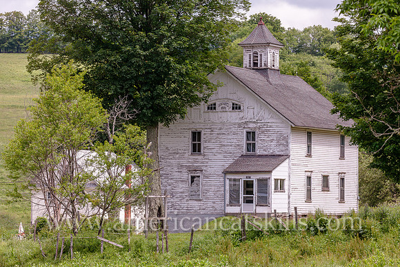 Photograph of the Maynard Farm near Bovina in Delaware County, New York.