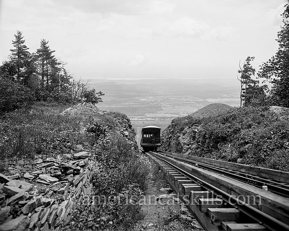 [Otis Elevating Railway, looking down, Catskill Mts., N.Y.]