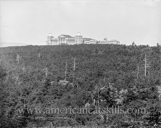 Hotel Kaaterskill from Boulder Rock, Catskill Mountains, N.Y.
