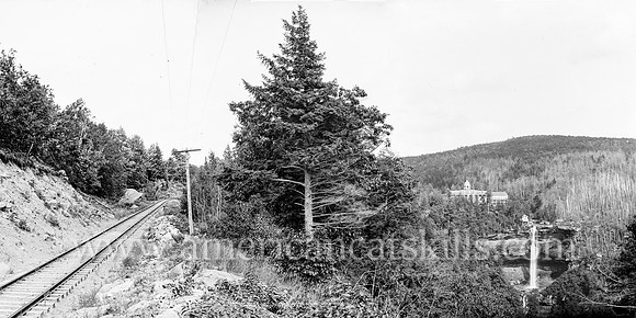 Kaaterskill Falls from Ulster and Delaware Railway, Catskill Mountains, N.Y.
