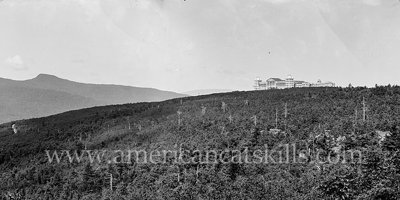 Hotel Kaaterskill from Boulder Rock, Catskill Mountains, N.Y.
