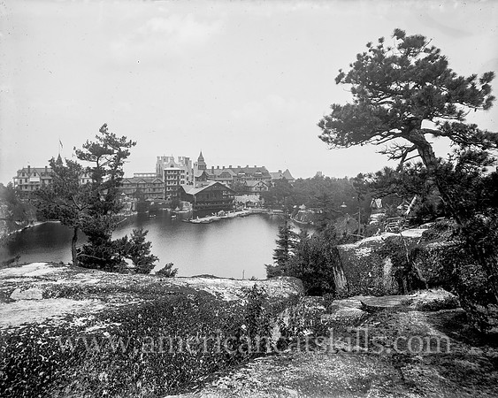 [Lake Mohonk Mountain House, N.Y., from near trail to Sky Top]
