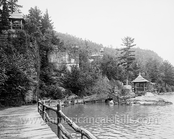 A Pretty spot on Lake Mohonk, N.Y.