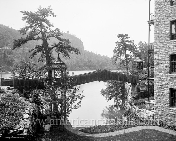 A Rustic bridge, Lake Mohonk House, N.Y.