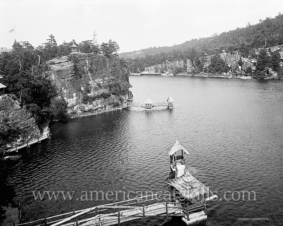 The Bathing place, Lake Mohonk [Mountain] House, N.Y.