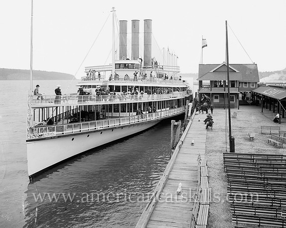 Boat landing, Kingston, N.Y.