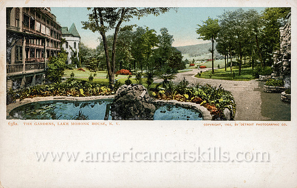 6382_The Gardens, Lake Mohonk House, N.Y.