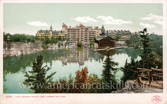 6383_Lake Mohonk House, From Across The Lake