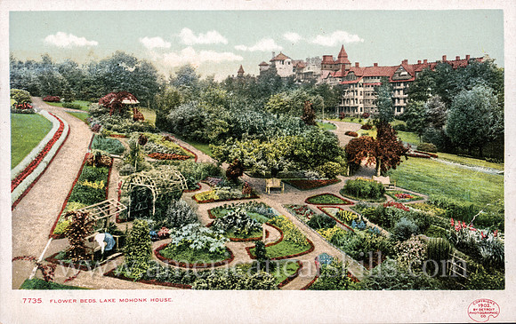 7735_Flower Beds, Lake Mohonk House