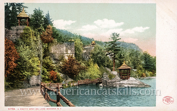 9758_A Pretty Spot On Lake Mohonk, N.Y.