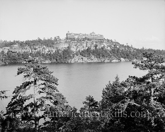 [Cliff House from across the lake, Lake Minnewaska, N.Y.]
