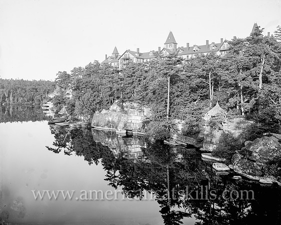 [The Wildmere House from the lake, Lake Minnewaska, N.Y.]