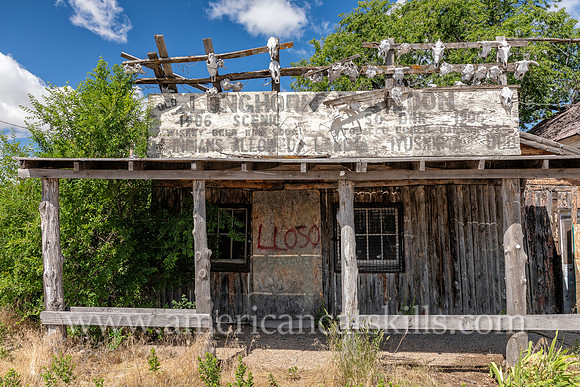 Getting a Drink at the Old Longhorn Saloon