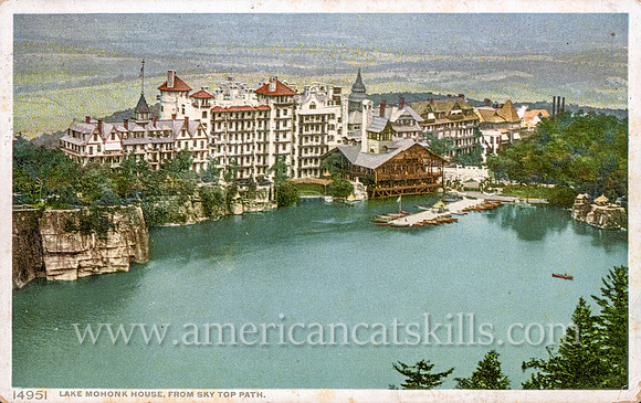 14951_Lake Mohonk House, From Sky Top Path