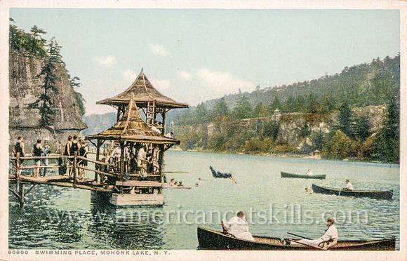 80800_Swimming Place, Mohonk Lake, N.Y.