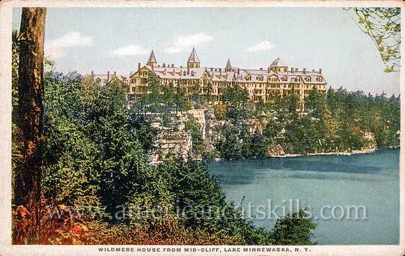 80201_Wildmere House From Mid-Cliff, Lake Minnewaska, N.Y.