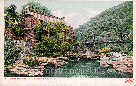 6373, version 1_Old Studio of Artist Hall, Palenville, Catskill Mountains
