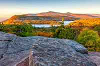 Sunset Rock along the Escarpment Trail is one of the finest views in the Catskills.