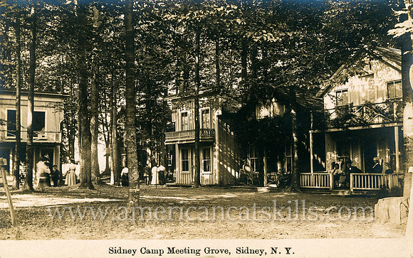 Sidney Camp Meeting Grove, Sidney, N.Y.