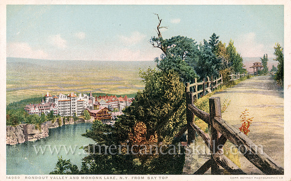 14959_Rondout Valley and Mohonk Lake, N.Y. From Sky Top
