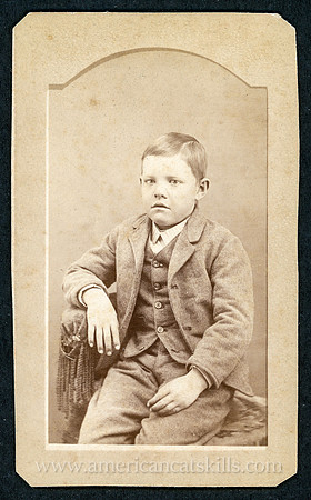 Portrait of Orrie McGlashan by photographer Seneca Bullock of East Durham, New York.