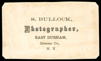 Seneca Bullock, Photographer, East Durham, Greene County, NY