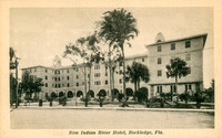 Photograph titled "New Indian River Hotel, Rockledge, Fla." by photographer William L. Coursen of Daytona, Florida.