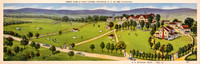 Vintage postcard titled "Crest Park & Golf Course, Windham, N.Y. in the Catskills" by artists Landis & Alsop of Newark, New Jersey.