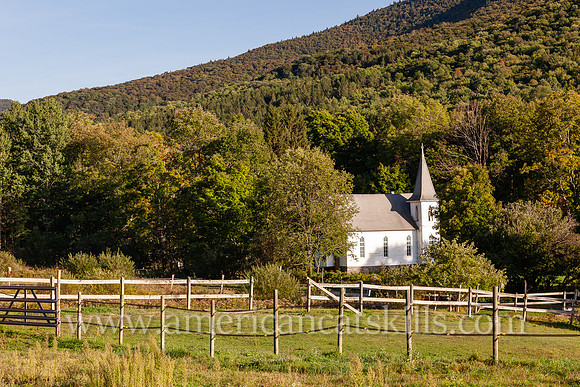 Photograph of the Spruceton Methodist Church, located in the Spruceton Valley in Spruceton, Greene County, New York.