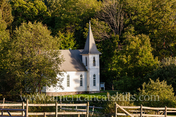 Photograph of the Spruceton Methodist Church, located in the Spruceton Valley in Spruceton, Greene County, New York.
