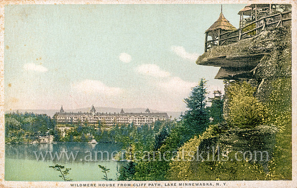 80773_Wildmere House From Cliff Path, Lake Minnewaska, N.Y.