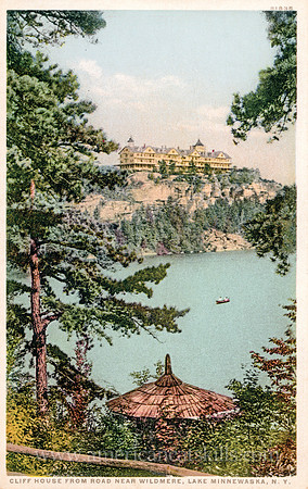 81835_Cliff House From Road Near Wildmere, Lake Minnewaska, N.Y.