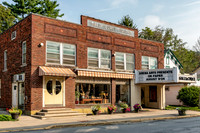 Photograph of the Galli-Curci Theatre in the western Catskills village of Margaretville, New York.