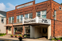 Photograph of the Galli-Curci Theatre in the western Catskills village of Margaretville, New York.