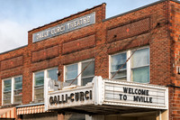 Photograph of the Galli-Curci Theatre in the western Catskills village of Margaretville, New York.