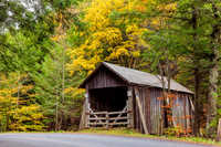 The Forge Covered Bridge is located in the Dry Brook Valley south of Arkville in the town of Hardenburgh in Ulster County, New York.