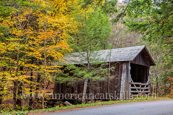 The Forge Covered Bridge is located in the Dry Brook Valley south of Arkville in the town of Hardenburgh in Ulster County, New York.