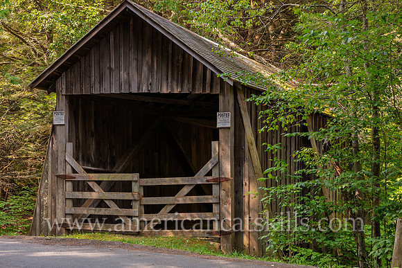 The Forge Covered Bridge is located in the Dry Brook Valley south of Arkville in the town of Hardenburgh in Ulster County, New York.