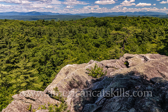 Photograph from the Northeast Trail located on the lands of the Mohonk Mountain House and the Mohonk Preserve in Ulster County, New York.